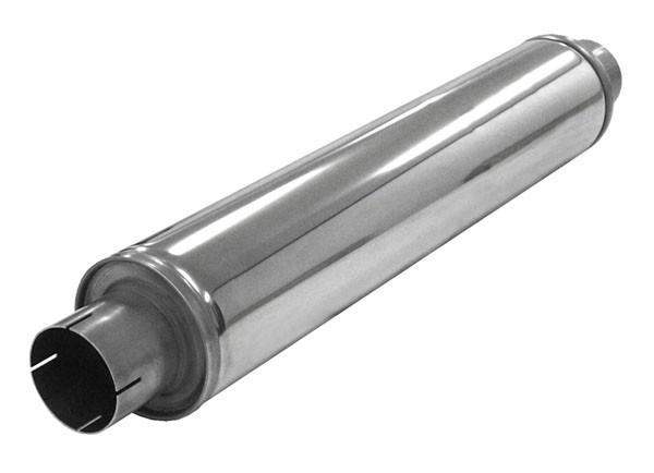 demper TURBEX rond 125 L=625mm 3 inch (76,1mm) Simons RVS