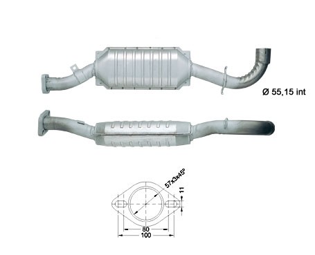 Renault R25 2458 cc 151 Kw / 205 cv G-Z7U Magnaflow CAT Bouwjaar