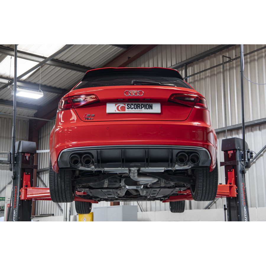 Audi S3 2.0T 8V (3 Door & Sportback) PFL Non-resonated cat/gpf-back system with valves