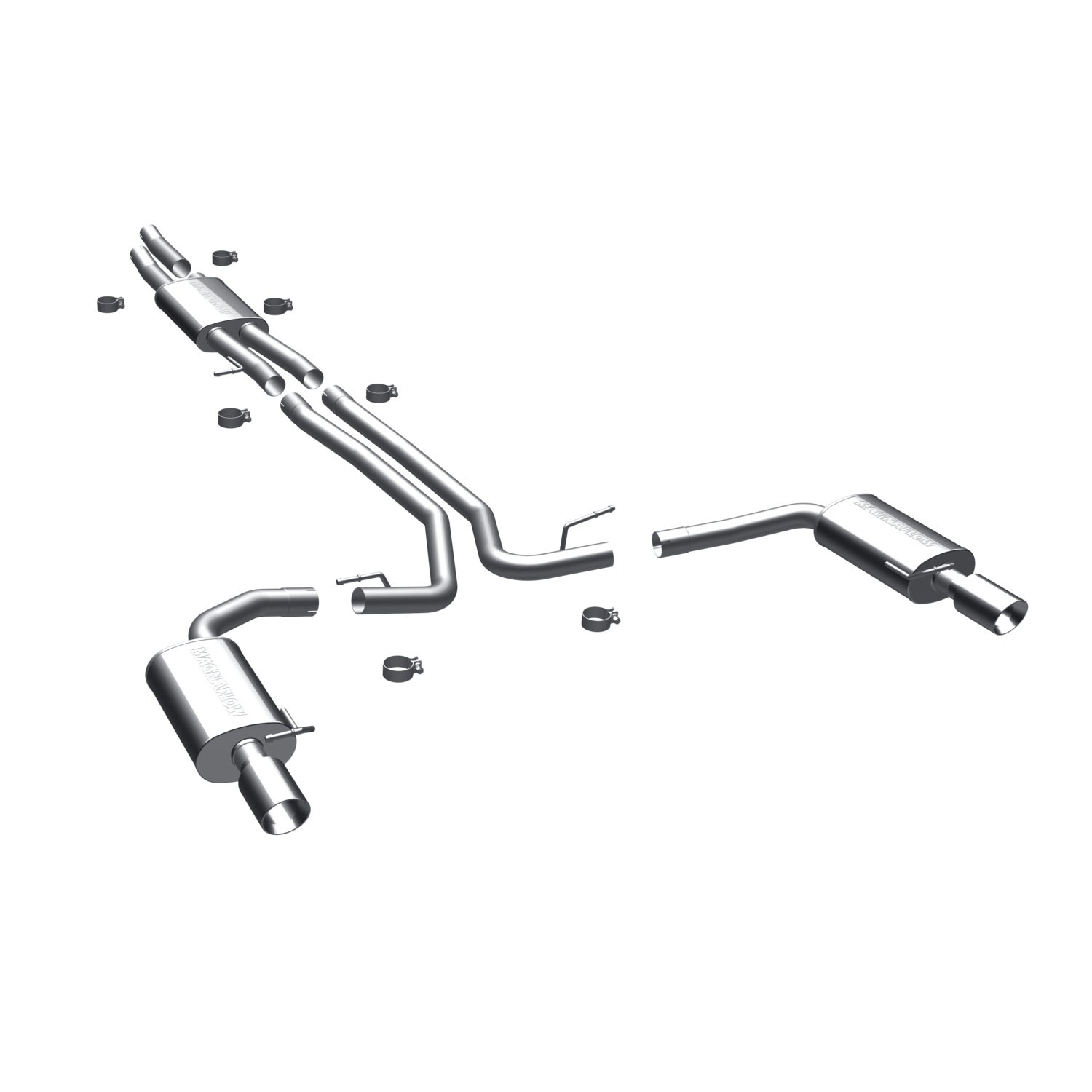 Ford Cat-Back 2010 Ford Taurus SHO 3.5L T Magnaflow Cat-Back