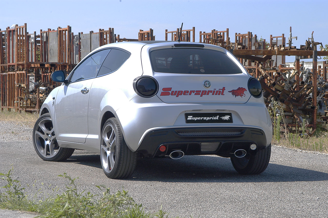 ALFA ROMEO MiTo 1.4i T MultiAir (135 Hp) 2009 -> 2014 Rear exhaust Right - Left 145x95