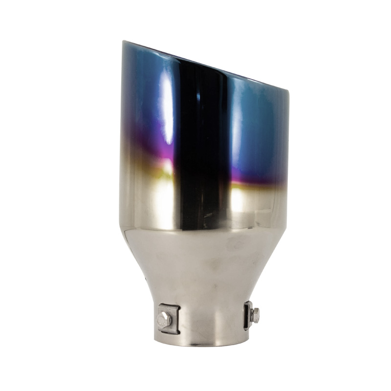 Simoni Racing Uitlaatsierstuk Rond/Schuin Ti-Tip - Ø114xL210mm - Montage ->60mm