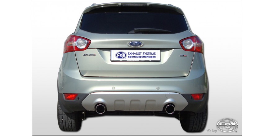 Ford Kuga Einddemper Uitgang rechts/links - 1x100 Typ 16 rechts/
