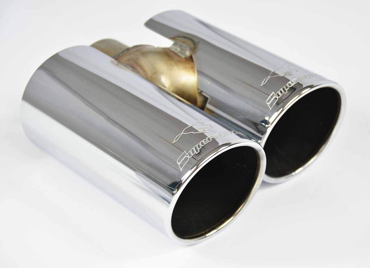 AUDI A3 8V Sedan 1.4 TSI (125 Hp-140 Hp) 2013 Endpipe kit 4 exit OO 80 Right+ OO 80 Left