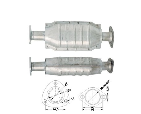 Honda CR-V 2.0i 16V 1973 cc 94 Kw / 128 cv B2083 Magnaflow CAT B