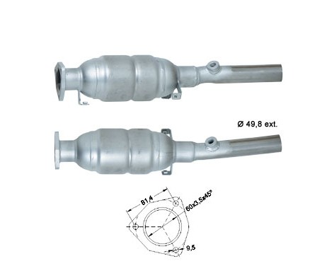 VW GOLF IV 1.4i 16V 1390 cc 55 Kw / 75 cv APE / AXP Magnaflow CA