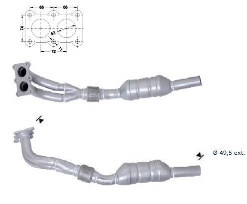 Seat IBIZA 1.6i 1595 cc 74 Kw / 101 cv AEH Magnaflow CAT Bouwjaa