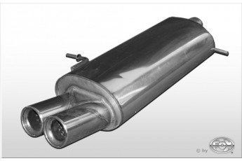 Ford Galaxy WGR Einddemper double-flow - 2x76 Typ 13 FOX