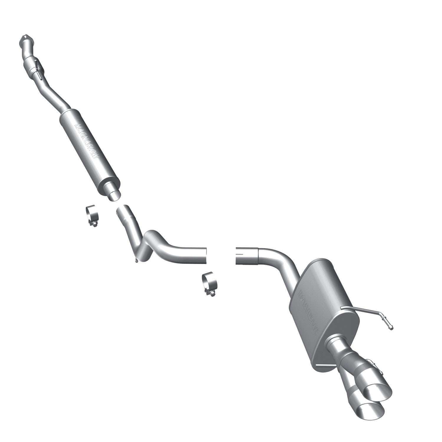 Fiat Cat-Back 2012 Fiat 500 1.4L Magnaflow Cat-Back