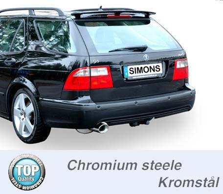 Simons Uitlaatsysteem af kat. Saab 9-5 2006>