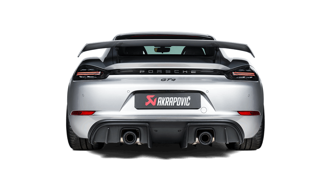 Akrapovic Porsche 718 Cayman Gts/Gt4 With Gpf (2021+) – Titanium Link Pipe Set