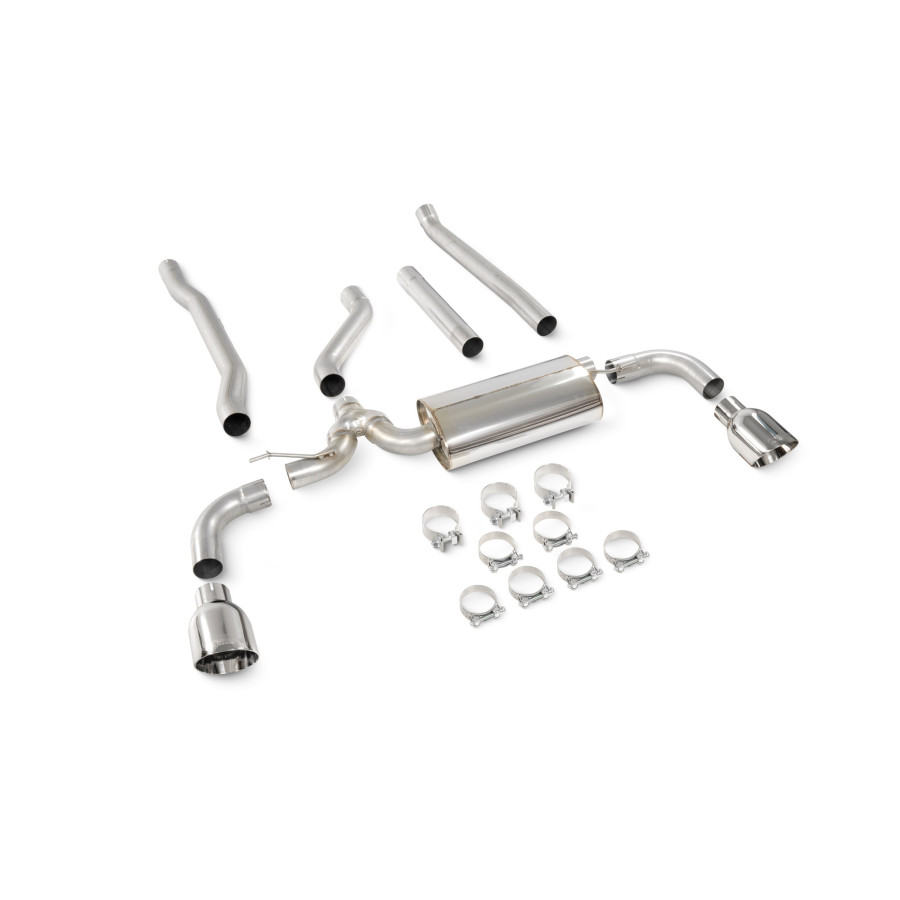 Mini Clubman F54 Cooper S 15-18 Non-GPF Model (excl. All4) Non Resonated Cat-Back System Scorpion