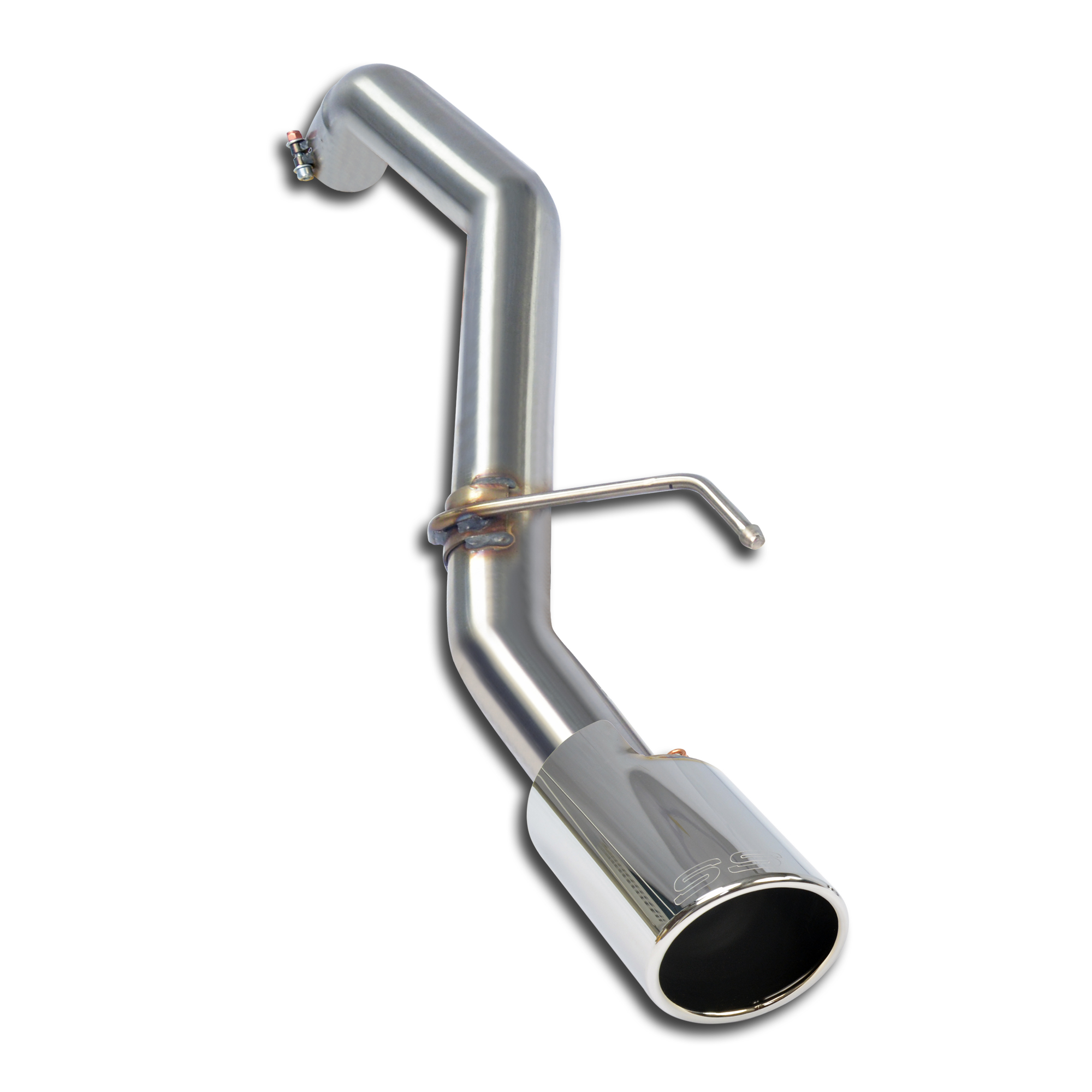 Rear pipe O100 for 500 ABARTH 1.4T "ASSETTO CORSE" (190 Hp) "Monotubo"