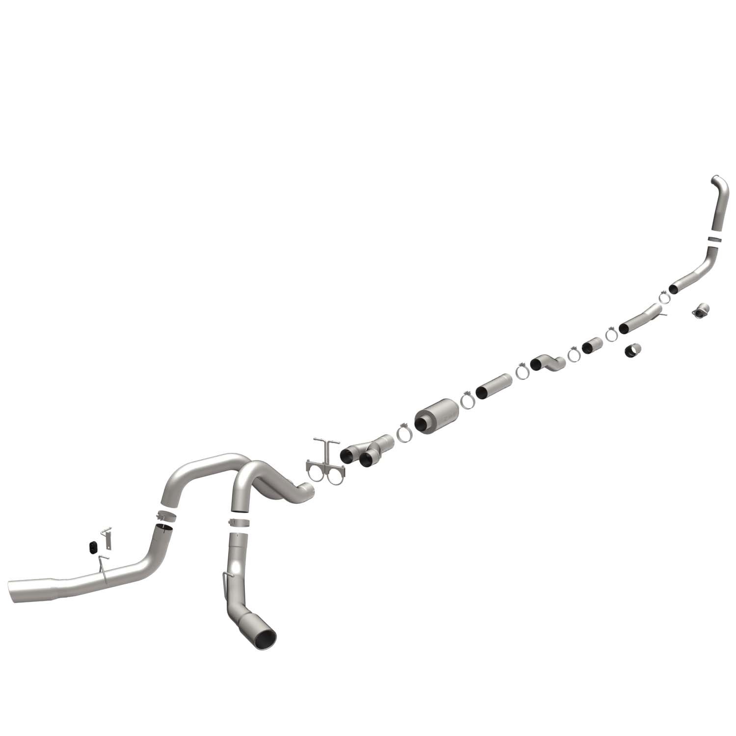 Ford SYS TB XL 05 Ford 6.0L Diesel 4in Magnaflow Cat-Back