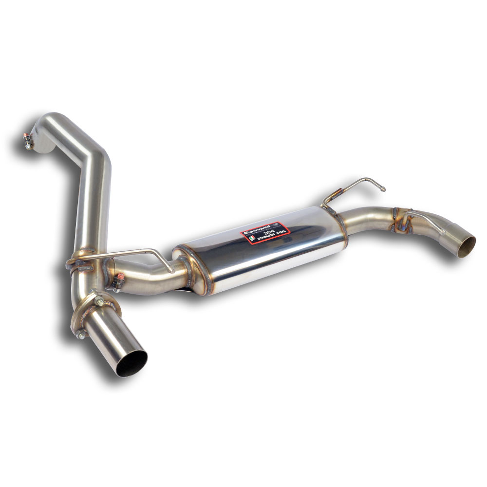 695 ABARTH 1.4T "Tributo Ferrari" (180 Hp) (Ø65 with valve) 2009 Rear exhaust right - left
