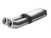 Sport-Eindemper 2x80mm Universeel RVS Ulter-Sport