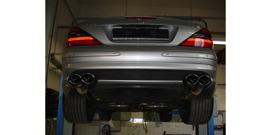 Mercedes SL55 SL500 R230 Einddemper rechts/links - 2x115x85 Typ 32 rec