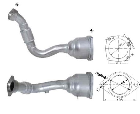 Lancia PHEDRA 2.2TD JTD DPF 2179 cc 94 Kw / 128 cv 4HW Magnaflow