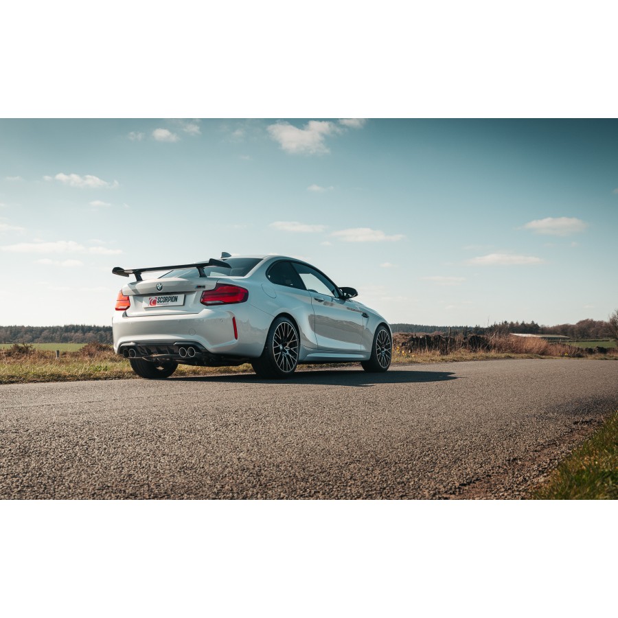 Scorpion uitlaat BMW F87N M2 Competition gepolijst