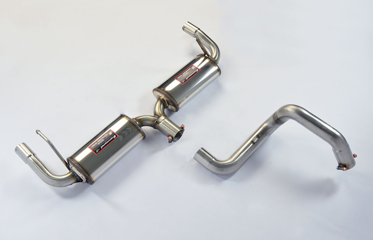 595 ABARTH 1.4T (145 Hp) (Ø65) 2015 Rear exhaust Right - Left