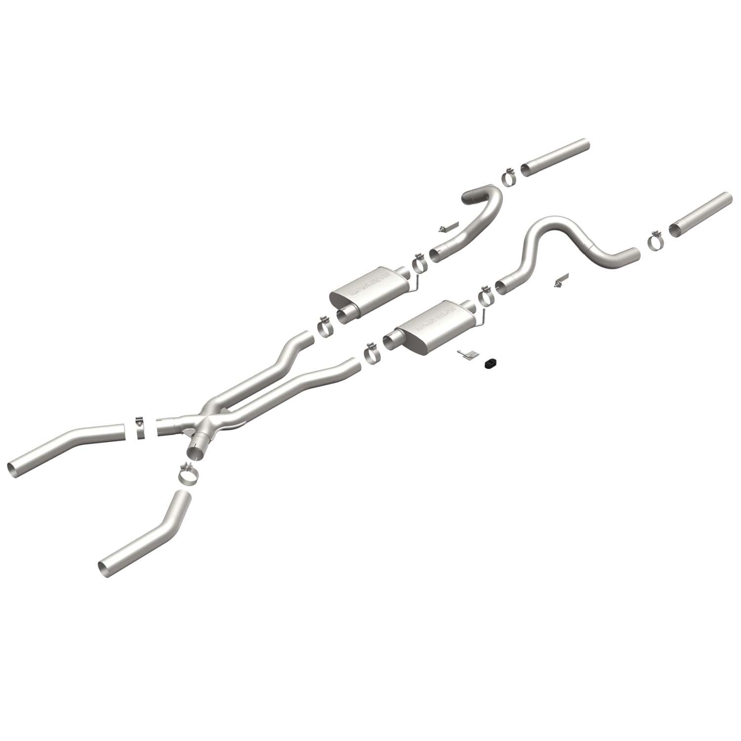 Ford Cat-Back 64.5-66 Ford Mustang 3" Magnaflow Cat-Back