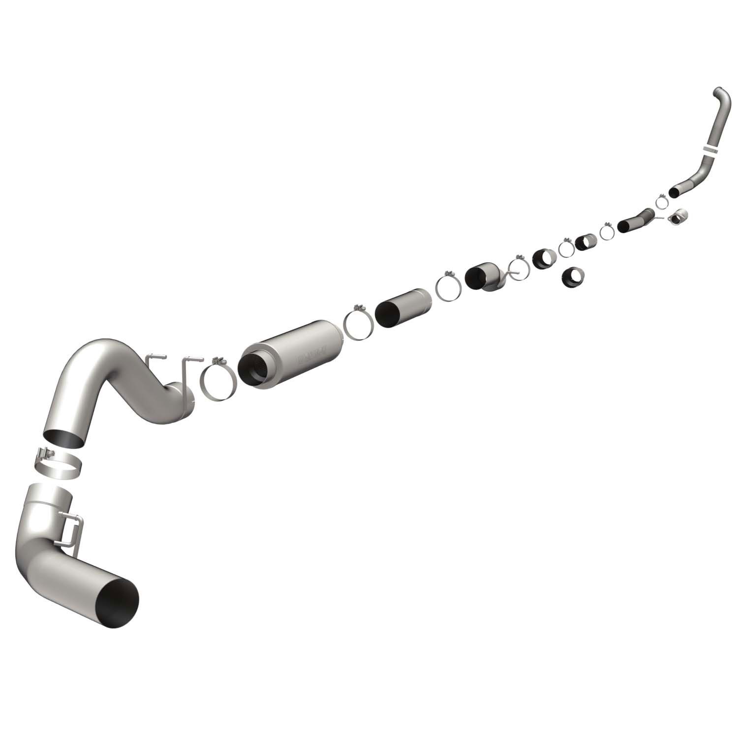 Ford SYS TB 99-03 Ford 7.3L 5in CC SB LB Magnaflow Cat-BackDA