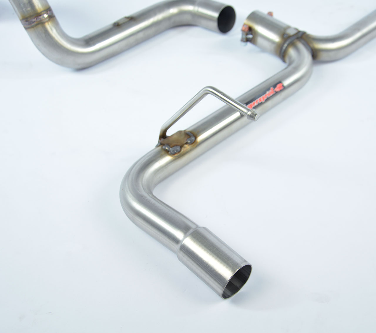 695 ABARTH 1.4T "Biposto" (190 Hp) (Ø65) 2014 Rear pipe kit Right - Left (Muffler delete)