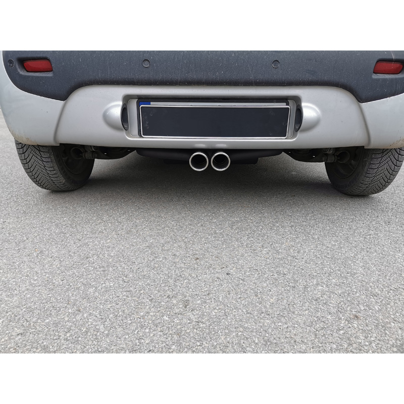 Uitlaat  Toyota Aygo, Citroen C1 & Peugeot 107 2005-2014 - midden sierstukken 70mm