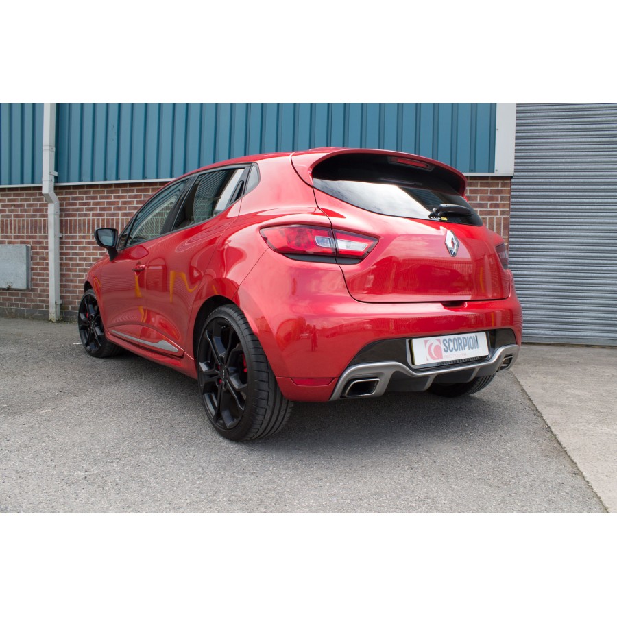 Renault Clio IV RS, Typ X98, 2013=> Cat-Back Scorpion