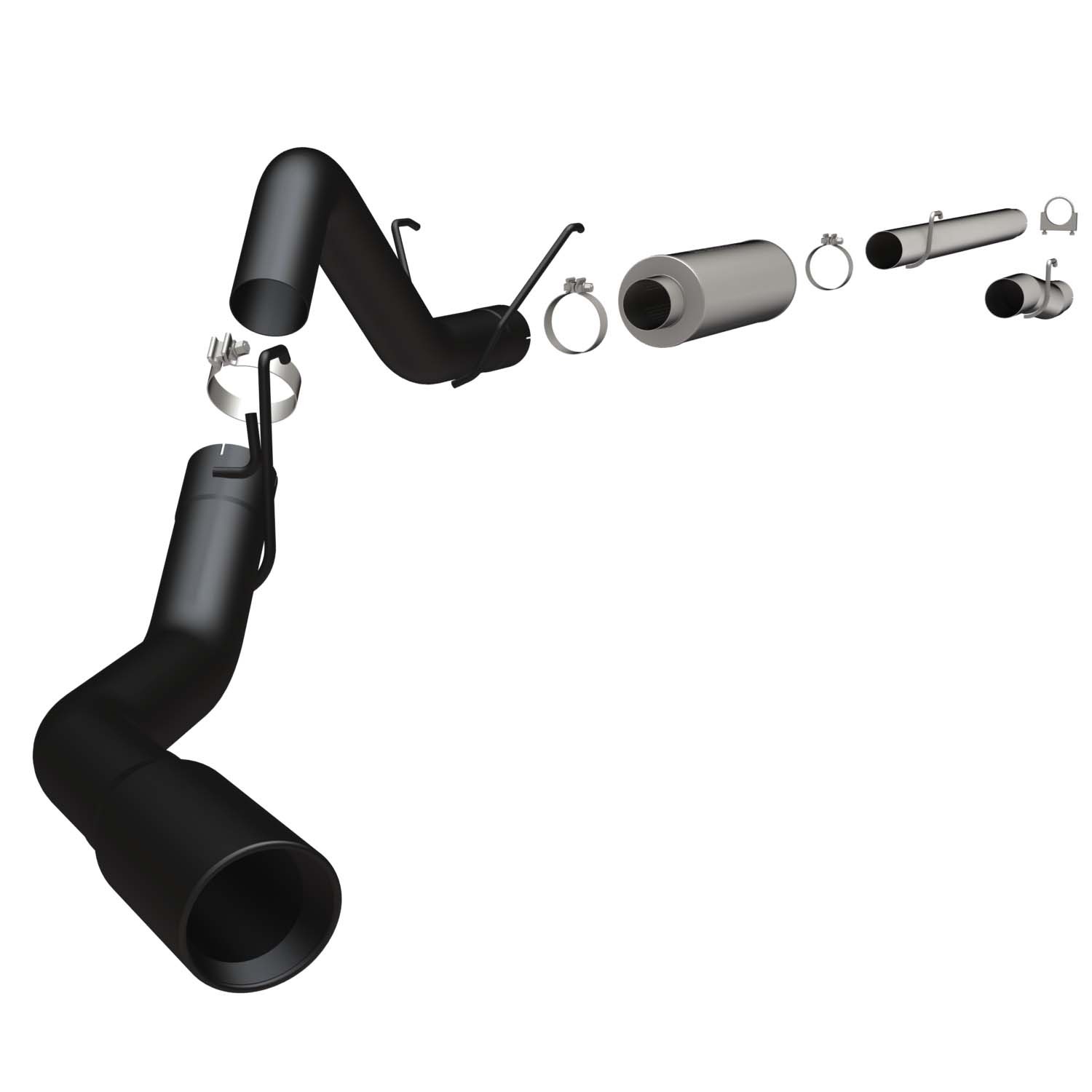Dodge Cat-Back 03-04 Dodge Ram 5.9L Black Magnaflow Cat-Back