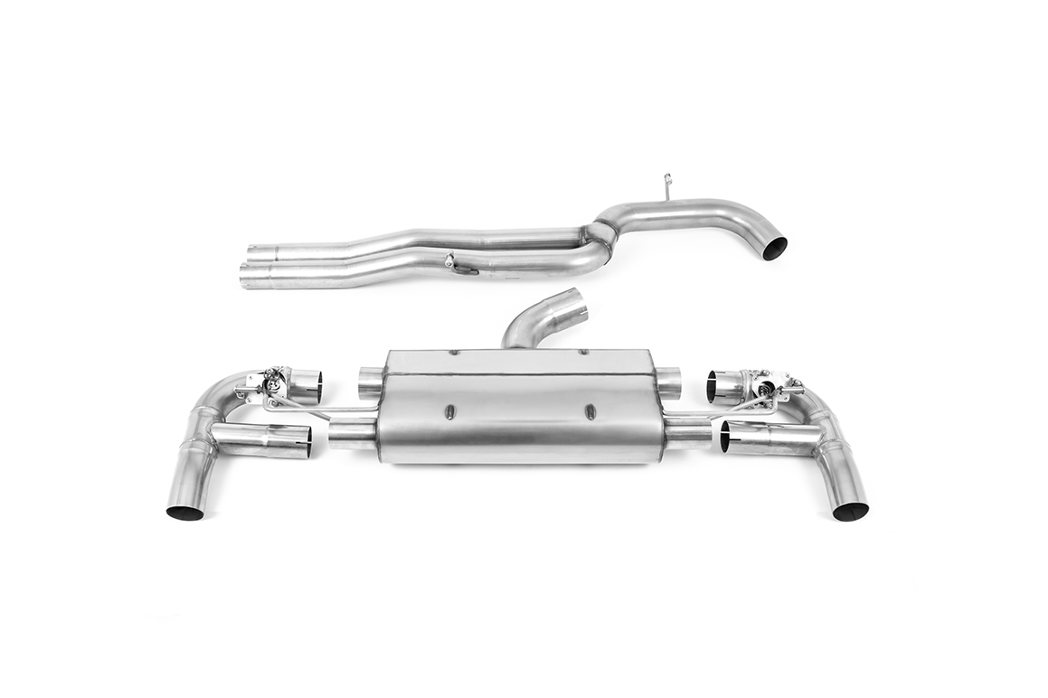milltek Cat-back Audi RS3 sportback 400PS Non GPF Model Burnt Titanium Trims