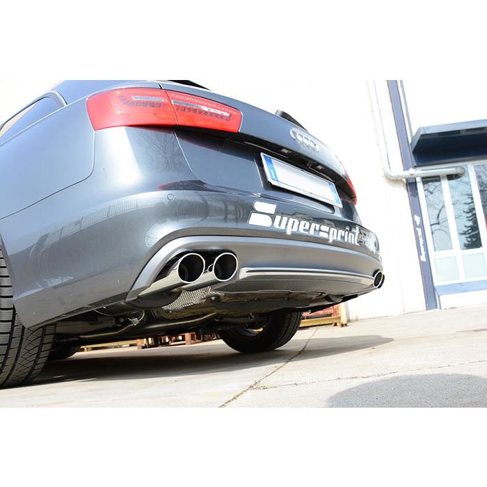 AUDI A6 C7 4G (Sedan + Avant) QUATTRO 3.0 TDI V6 (204 Hp - 245 Hp) 2011 -> 2014 Rear pipe Left 100x7