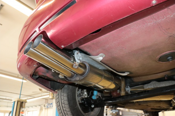 Audi 80/90 - Typ 89, B3 Limousine/ Coupe/ 80 B4 - Cabrio final silencer