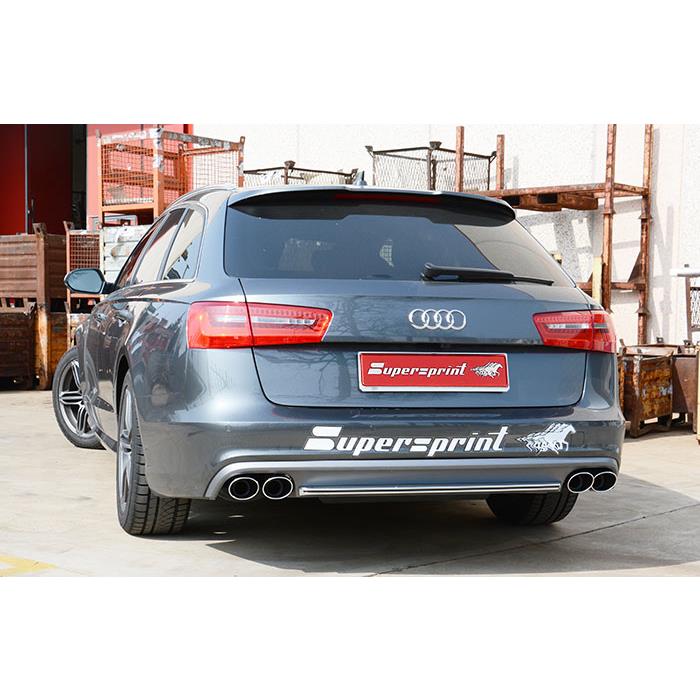 AUDI A6 C7 4G (Sedan + Avant) QUATTRO 3.0 BiTDI V6 (313 Hp) 2012 -> 2014 Rear exhaust Right 100x75