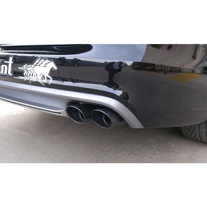 AUDI A6 C7 4G (Sedan + Avant) QUATTRO 3.0 TFSI V6 (310 Hp) 2012 -> 2014 Rear pipe Right 100x75 BLACK