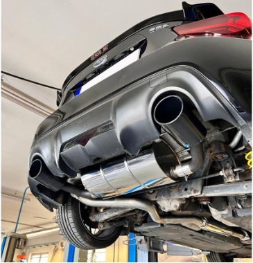 Subaru BRZ final silencer exit right/left with front silencer