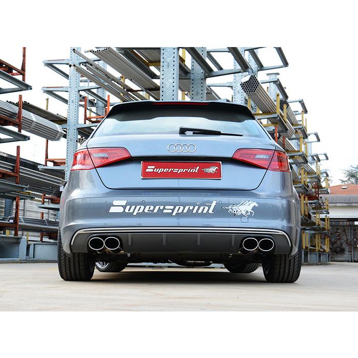 AUDI A3 8V Cabrio QUATTRO 1.8 TFSI (180 Hp) 2013 -> 2015 Endpipe kit 100x75 Right + 100x75 Left