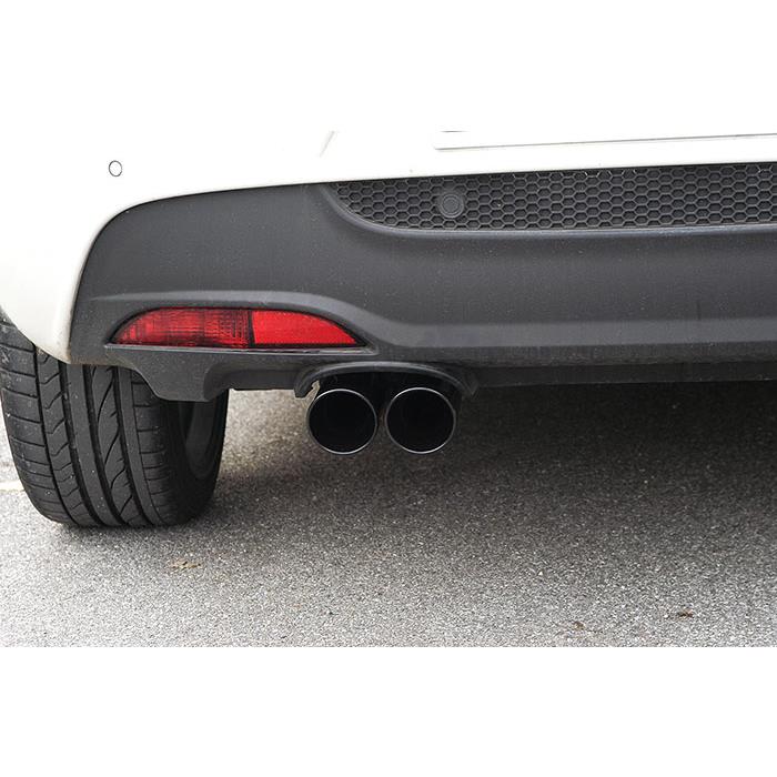 ALFA ROMEO MiTo 1.4i T MultiAir TCT (135 Hp) 2010 -> 2014 Rear exhaust OO80 BLACK ENDPIPES