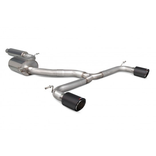 Scorpion uitlaat Volkswagen MK7.5 Golf GTi (TCR & GPF Models) resonerend & carbon fibre
