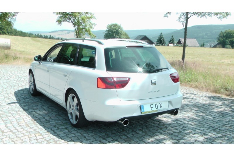 Einddemper Seat Exeo 3R/ 3R ST - 2,0l TFSI Duplex 1x90 rond