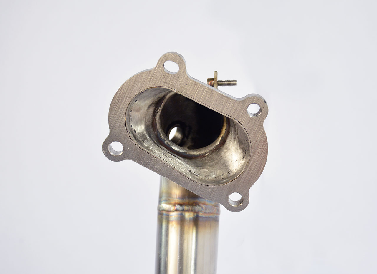 595 ABARTH 1.4T "Trofeo Edition" (140 Hp) (Ø65 with valve) 2015 Turbo downpipe kit (Replaces catalyt