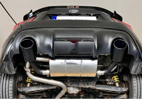 Subaru BRZ final silencer exit right/left - 129x106 type 32 right/left black
