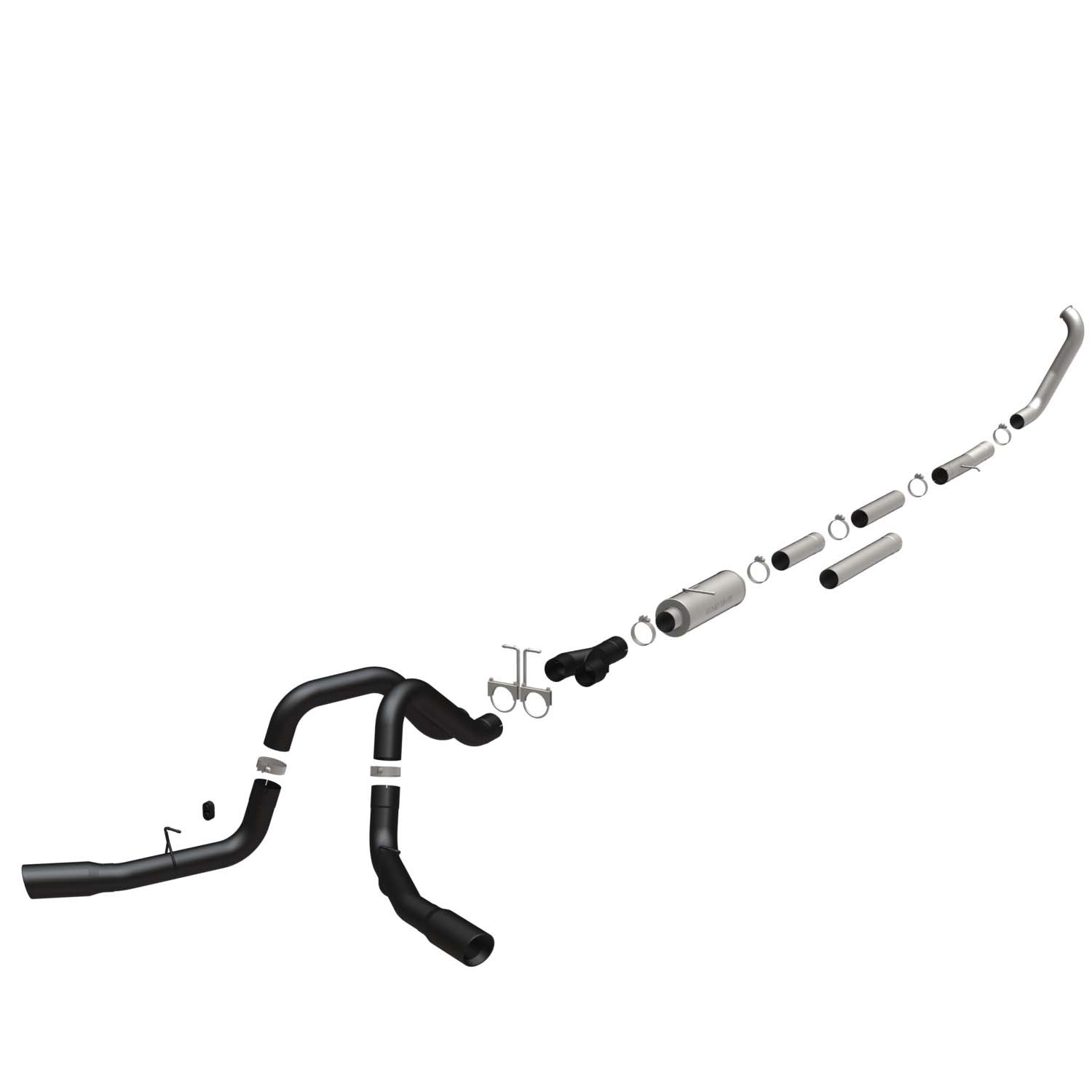 Ford Cat-Back 99-03 Ford F-Series 7.3L Black Magnaflow Cat-Back
