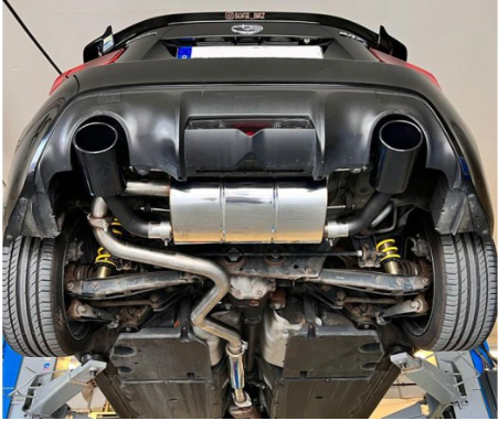 Subaru BRZ final silencer exit right/left with front silencer