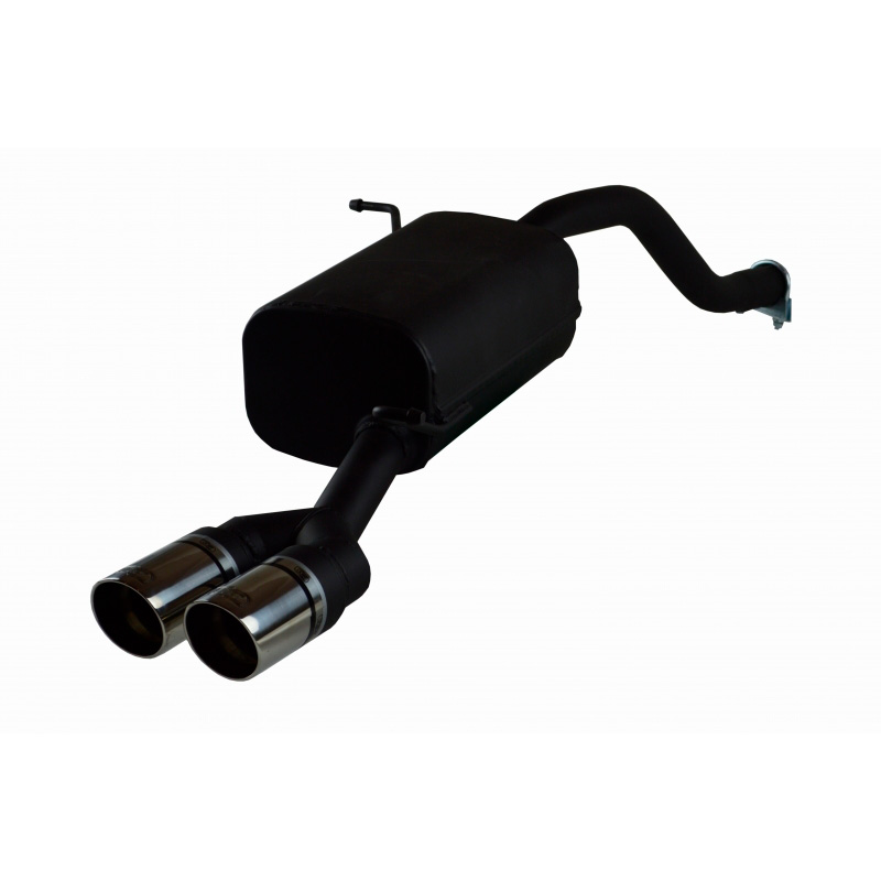 Sportuitlaat  Ford Fiësta VII 1.0 Ecoboost 92kW 2009-2014 2x70mm RS