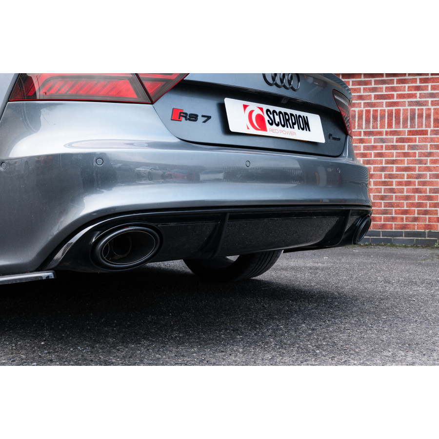 Audi RS7 C7 4.0 TFSI Biturbo Quattro Resonated half system with trims
