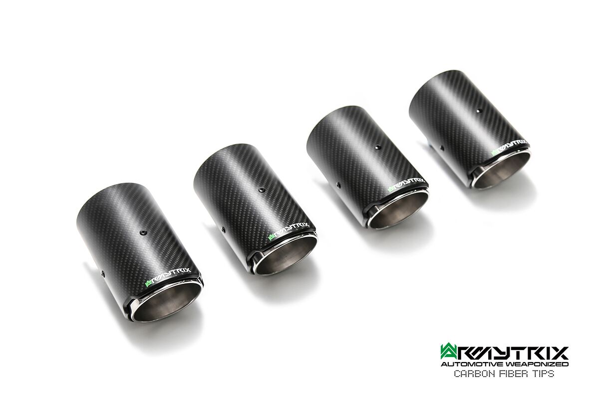 Armytrix BMW F82/F83 M4 (S55) (2014-) Quad Carbon tips (4X89mm)
