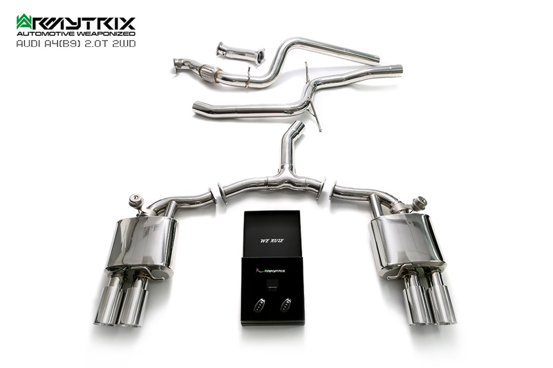 Armytrix Audi A5 B9 2.0 TFSI Sportback (2016-) Front pipe + Mid