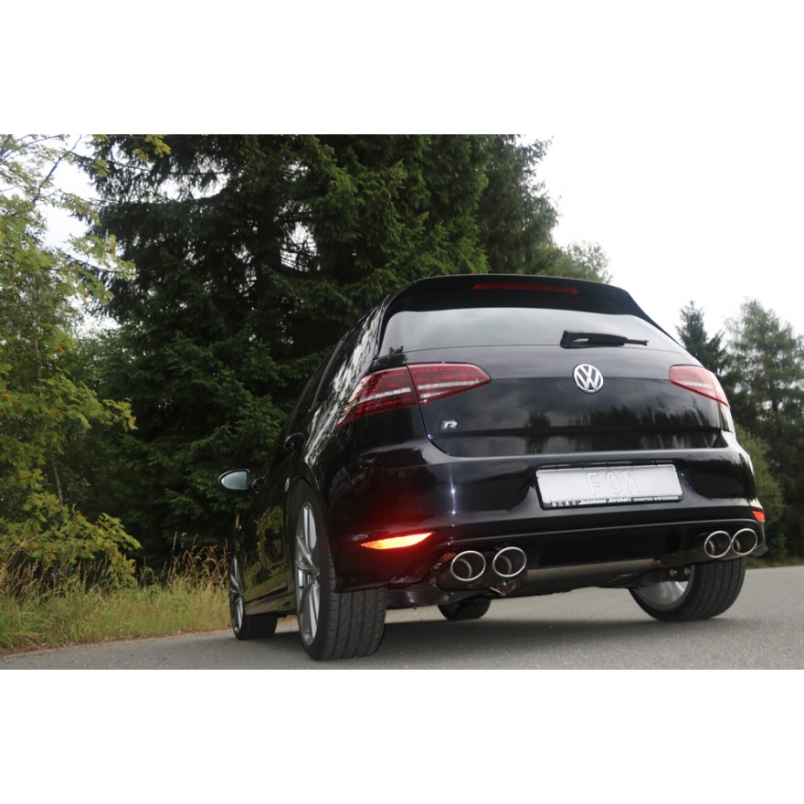 VW Golf VII - R 4-Motion 2.0l Einddemper 2x115x85 Typ 44 Duplex