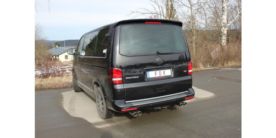 VW Bus T5 Einddemper Uitgang rechts/links - 2x80 Typ 13 rechts/l
